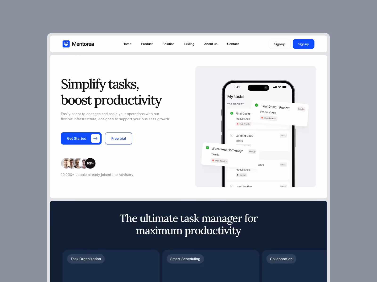 Mentorea — Startup & SaaS