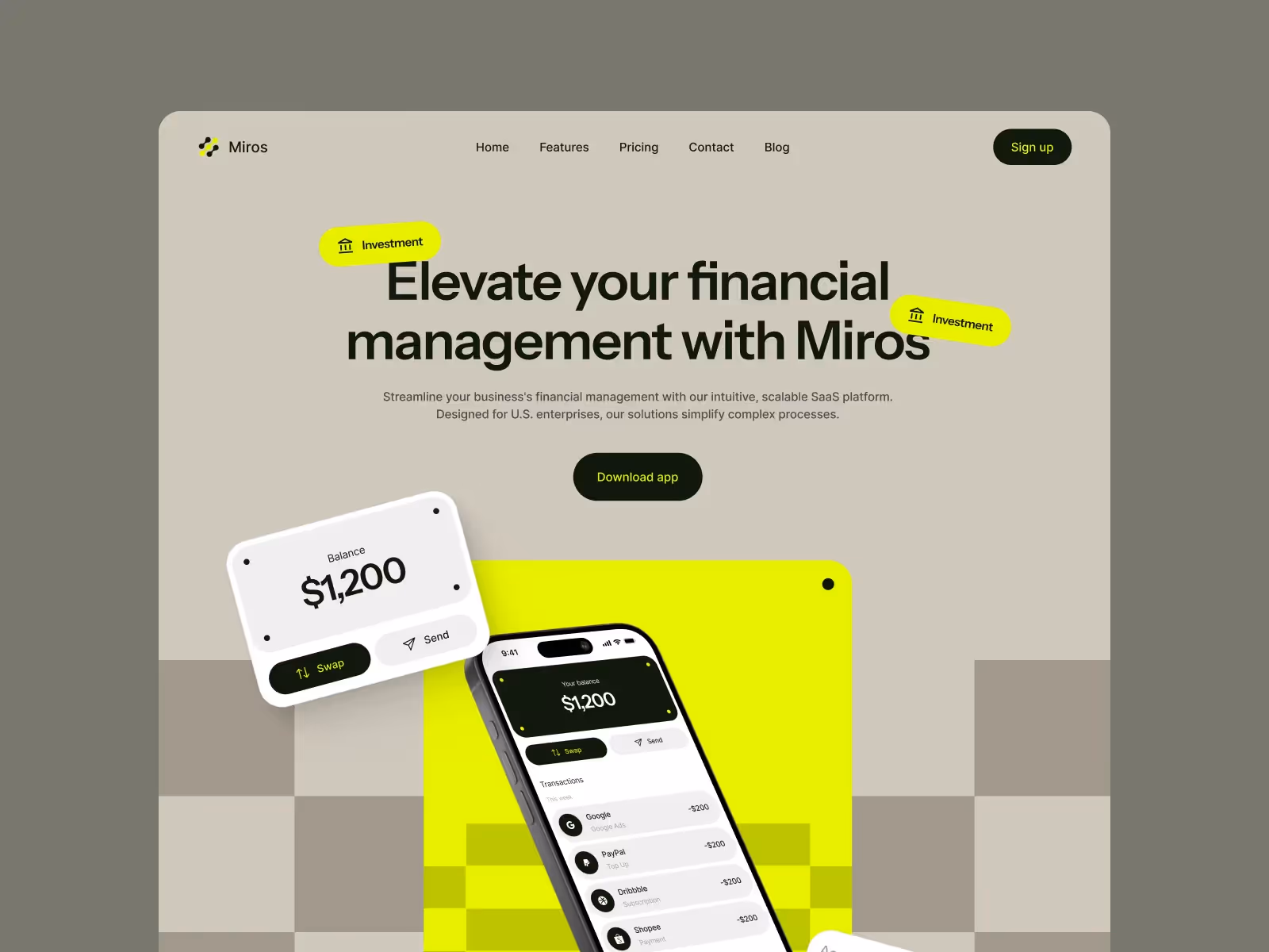Miros — Startup & SaaS